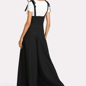 Self tie super wide leg jumpsuit